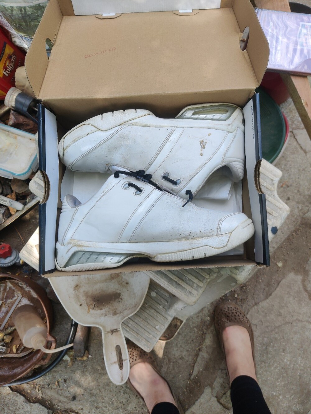 Nike Air Jordan Team Elite II Low White/Silver | Size 6Y